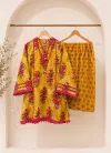 Nsr 909 Heavy Pure Natural Crepe Kurti With Farshi Pant